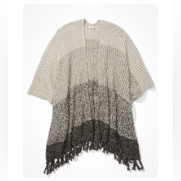 American Eagle Outfitters Sweaters - American Eagle Cozy Ombre Knit Wrap